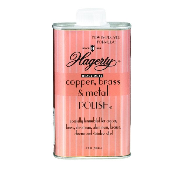 Hagerty No Scent Brass and Copper Polish 8 oz Liquid 21080